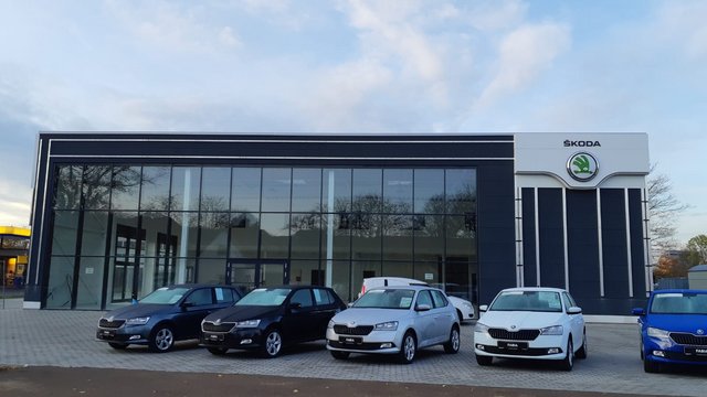 Skoda-Autohaus in Dresden